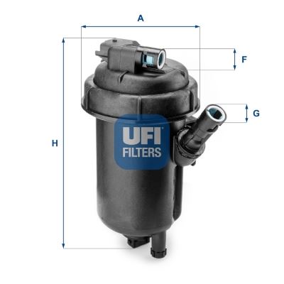 UFI 5515200 Yakit Filtresi Astra H-Zafira 1.9 Cdti 05 > Oe