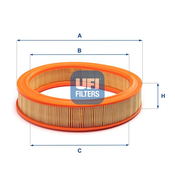 UFI 3080300 Hava Filtresi Favorit-Felicia-Forman-Taunus 1.3 - 1.6 - 2.0