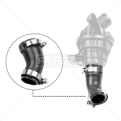 RAPRO 15673 Turbo Hava Hortumu Plastik Parça Hariç Peugeot Bipper-Citroen Nemo 1.4 Hdi