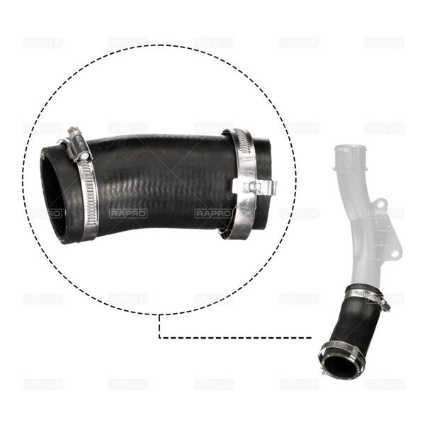 RAPRO 16642 Hortum Ford Mondeo 14> 1.5 Tdci Intercooler Cikis Manifolda Giris