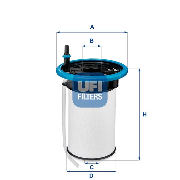 UFI 2605200 Yakit Filtresi Doblo-Egea-Combo D 1.3-1.6-2.0 Mjtd 16v-500 1.3 16v Mjtd 2012 >
