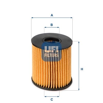 UFI 2506000 Yağ Filtresi Astra L-Grandland-P206-P207-P307-P308-P508-P3008-Partner-C2-C3-C4-C5 1.4-1.6 Vti-Thp Boxer Jumper Ducato 2.0-2.2 Hdi Transit-V348-V347 Defender L316 Discovery-Freelander Jaguar Xf