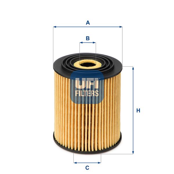 UFI 2503400 Yag Filtresi Mini W10 W11 R50 R52 R53 . Jeep Renegade Suv 14> . Fiat Egea 14>