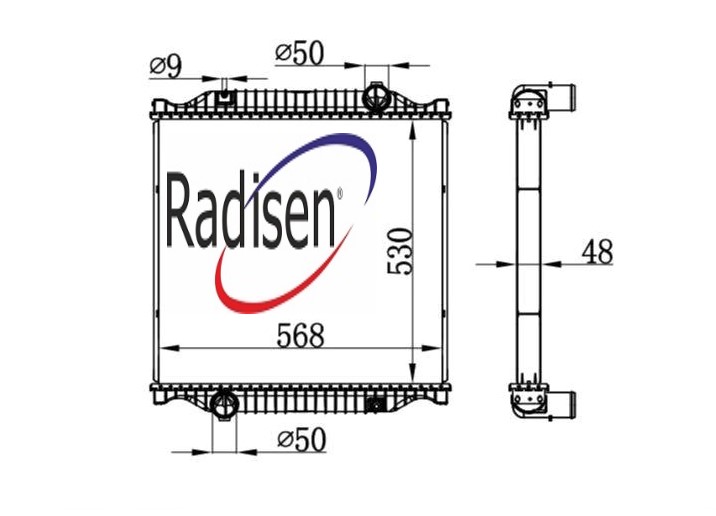RADISEN RR 685085 Radyatör Magnum