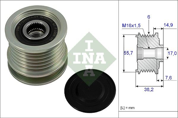 INA-535001310 Alternator Kasnagi Mercedes Om601/602/603/604/605/606/Sprinter