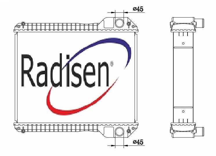RADISEN RJ 92688 Jeneratör Ölçü 470x608x104