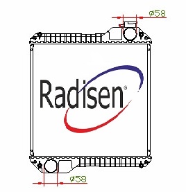 RADISEN RJ 92691 Jeneratör Ölçü 490x498x104