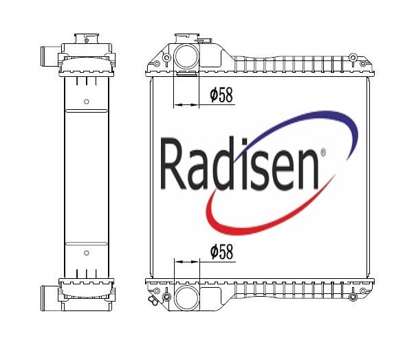 RADISEN RJ 983108 Jeneratör Ölçü 470x498x104