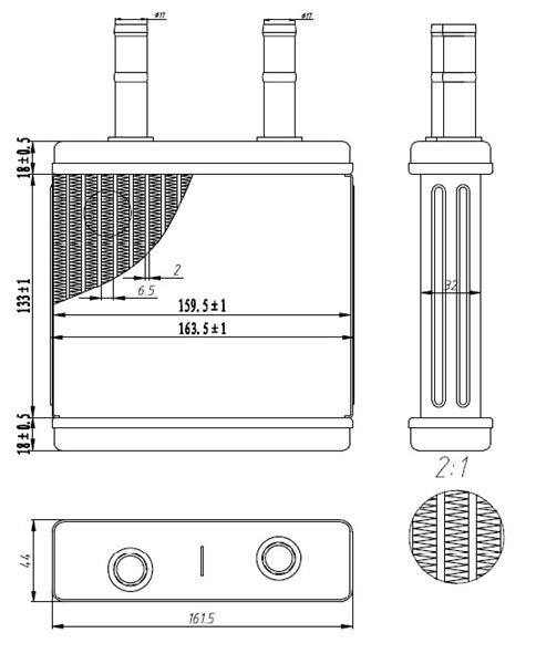 RADISEN RH 77409 Kalorifer Radyatörü 3.23 Brazed