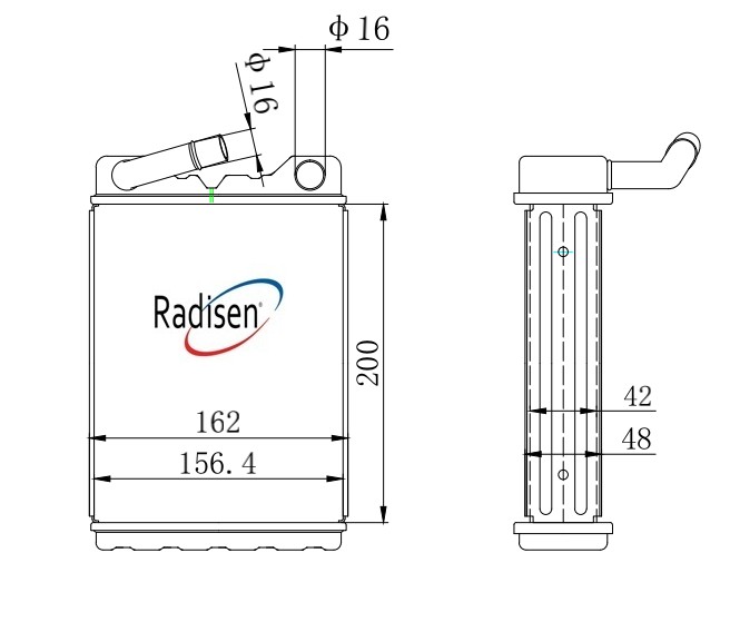 RADISEN RH 72816 Kalorifer Radyatörü Pajero