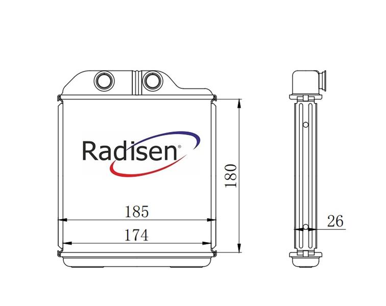RADISEN RH 74725 Kalorifer Radyatörü Corona