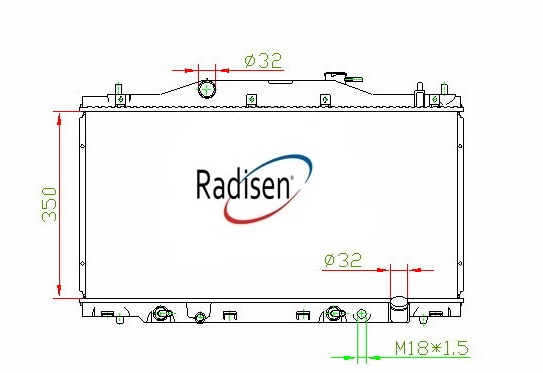 RADISEN RR 63343-B Radyatör Integra Brazed