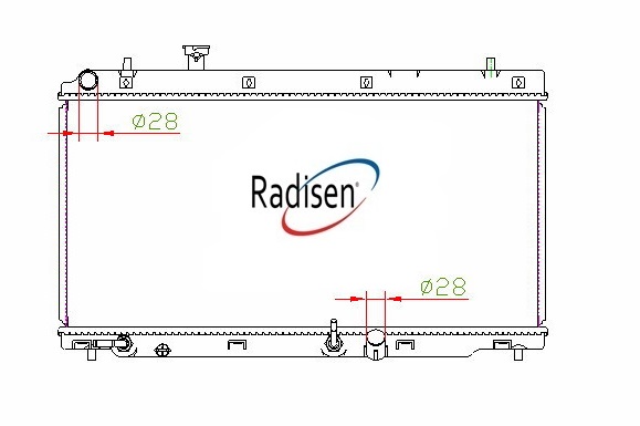 RADISEN RR 98293 Radyatör Airwave Mobilio Brazed