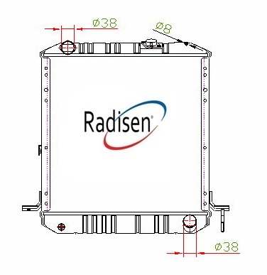 RADISEN RR 67775 Radyatör 100p Brazed