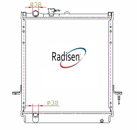 RADISEN RR 97778 Radyatör Npr 4.8 Brazed