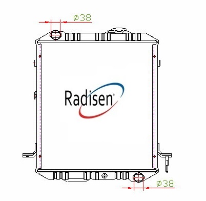RADISEN RR 97852 Radyatör Npr Brazed