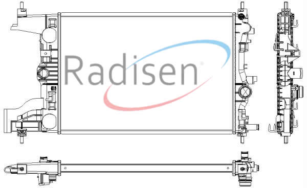 RADISEN RR 64134 Radyatör Astra J