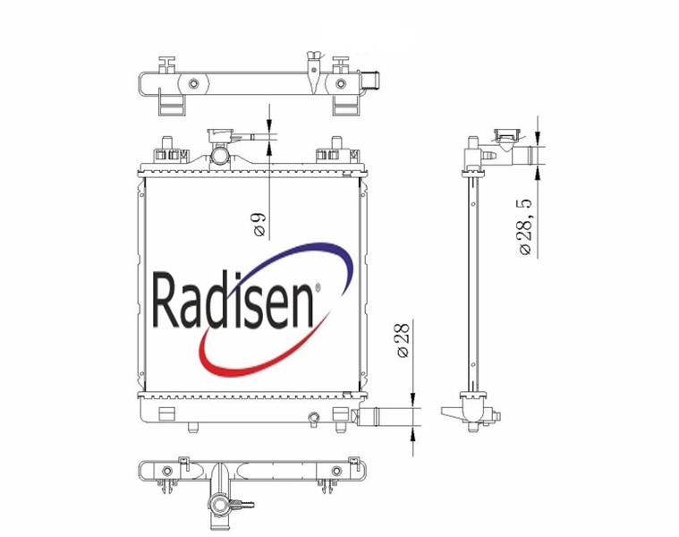 RADISEN RR 618096 Radyatör Alto 0.66cc 12-