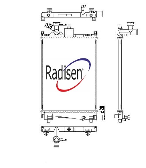 RADISEN RR 618122 Radyatör Alto Ym Brazed