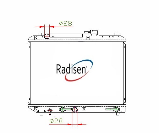 RADISEN RR 93729 Radyatör Swift Brazed