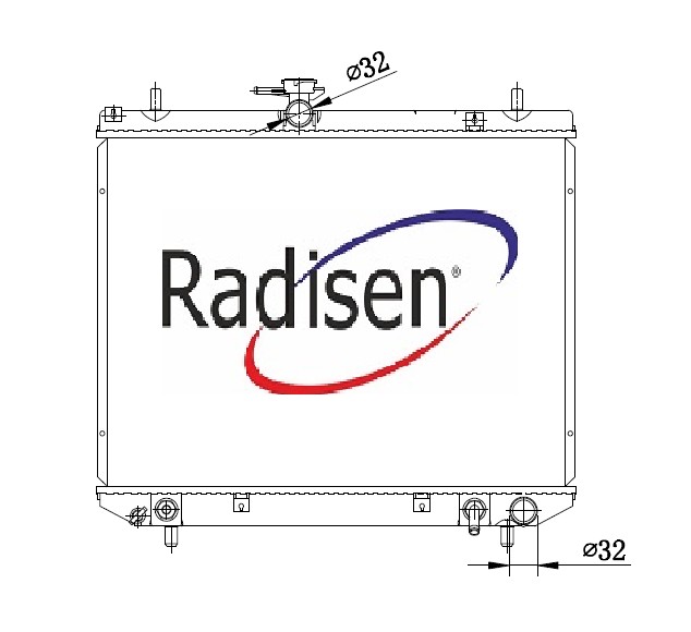 RADISEN RR 61210 Radyatör Townace 13- Brazed