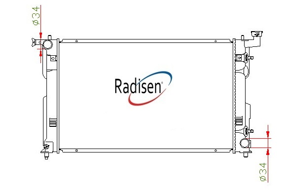 RADISEN RR 64631-C Radyatör Premium Brazed