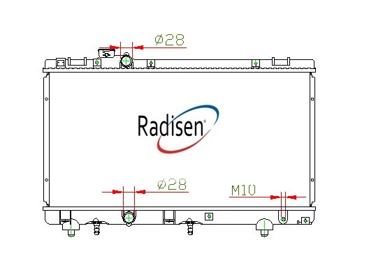 RADISEN RR 92583 Radyatör Paseo Brazed
