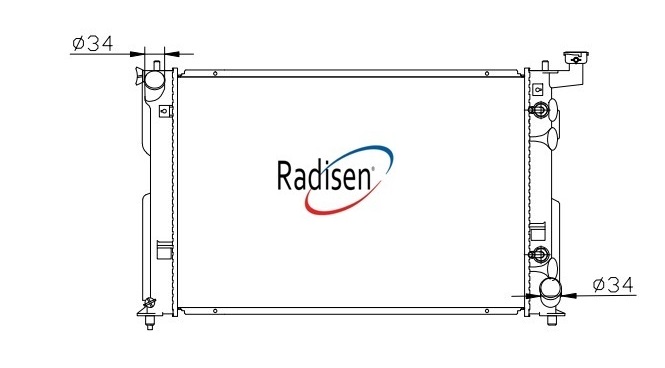 RADISEN RR 97780 Radyatör Primud Brazed