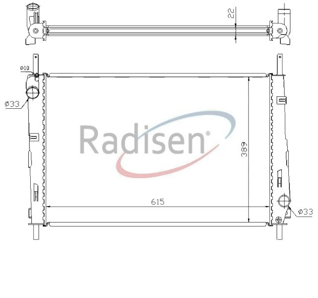 RADISEN RR 62041 Motor Radyatoru Ac Mondeo Iii 1.8 16v 2.0 16v Benzinli 01>07 Klimali 1124902-1116764-1114764-1328479-1671775-1129364-1s7h8005ca-1s7h8005aa-1s7h8005ac-1s7h8005ad