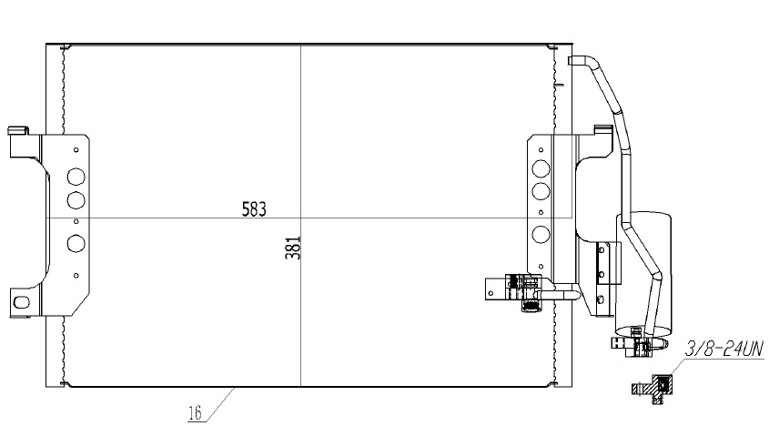 RADISEN RC 94588 Klima Radyatörü A-Class W 168 97- A 140-A 160