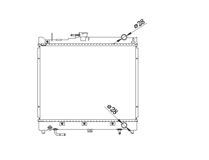 RADISEN RR 641753 Radyatör Jimny Iii Jb 98- 1.3i 16v G At Brazed 375x448x26 1770081a00-1770081a00-1770082a00-1770080a00-1770080a20-1770081a11-1770080a10-1770082a00-1770081a00