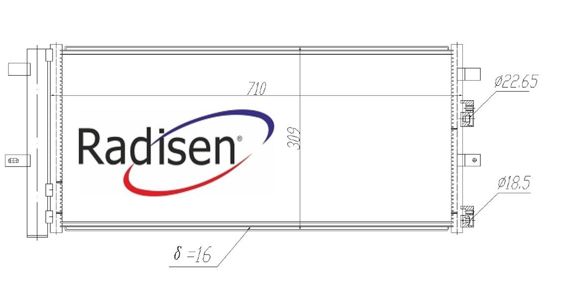 RADISEN RC 940626 Klima Radyatoru Kondanser Mondeo 14> 1.0-1.5 Ecoboost 1.5 Tdci 2.0 Tdci 5302598-5202208-Dg9h19710ac-E1gh19710ac-Hg9h19710ca-Dg9h19710ad-Dg9h19710ae-E1gh19710ab