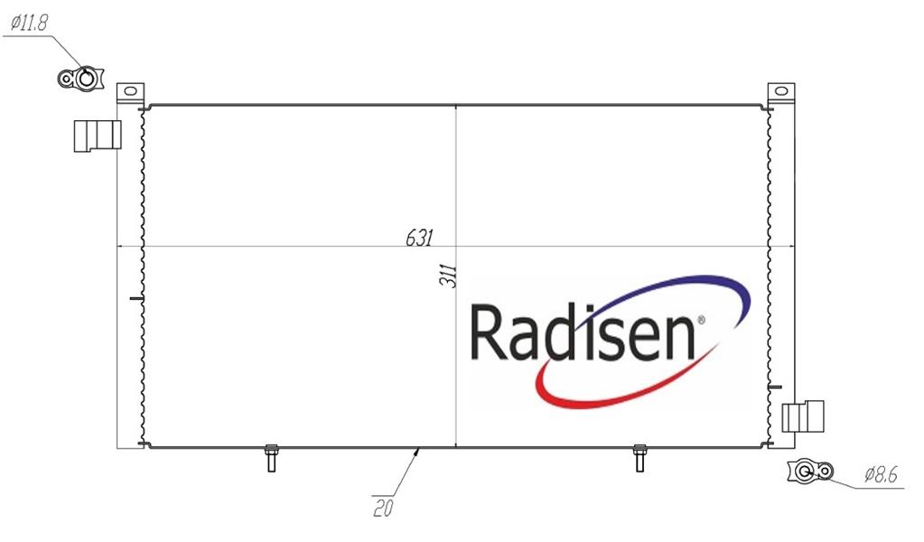 RADISEN RC 941424 Klima Radyatörü W463 G Wagon