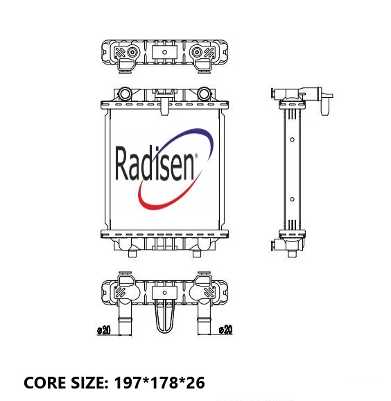 MHL-CR 1202 000P Su Radyatoru Audi A6 O.E