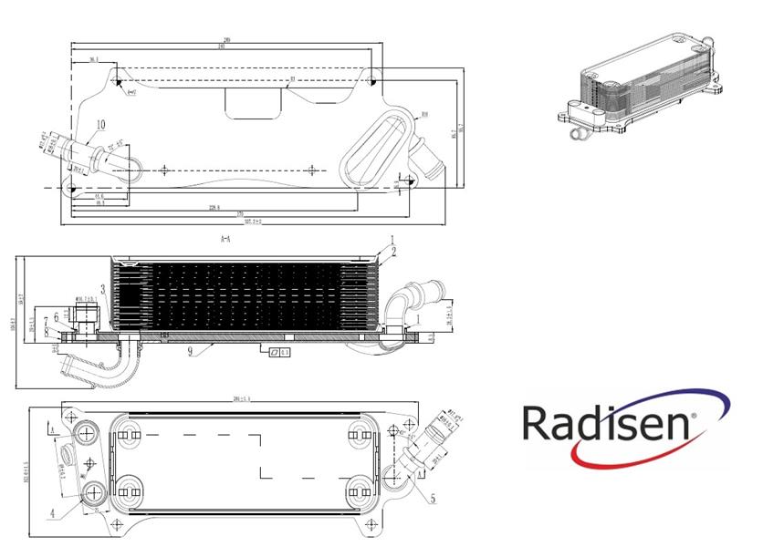 RADISEN RO 901097 Yağ Radyatörü