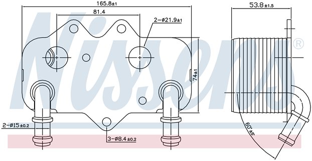 RADISEN RO 90781 Yağ Radyatörü Astra G Sedan Kombi Coupe 2.0 16v Turbo Motor Yağ Soğutucu 9117318-9543687-650607
