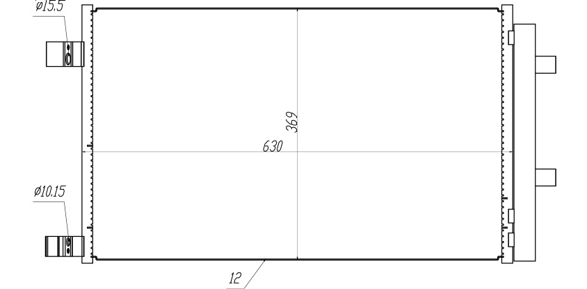 RADISEN RC 941187 Klima Radyatörü X3 Series G01 18- X3 Sdrive 18d 2.0 Brazed 660x403x16