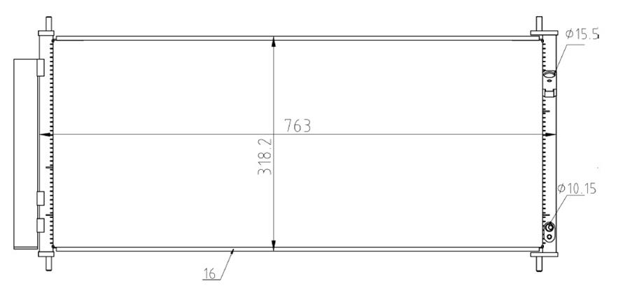 RADISEN RC 940240 Klima Radyatörü Jazz-Fit 09- 1.2i 16v G Brazed 763x318x16 80110tf0013-80110tf0003-80110tk6a01-80110tm8a01-80100sztg01-80110tf0013-80110tf0003-80110tk6a01