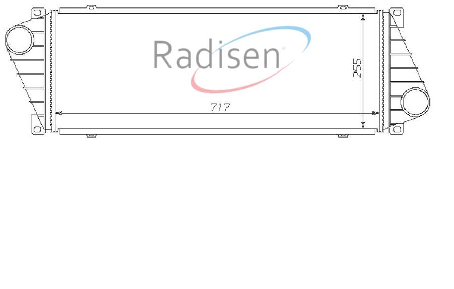 RADISEN RI 96842 Intercooler Sprinter 95- Vw Lt 35 96- 5119997aa-2d0145805