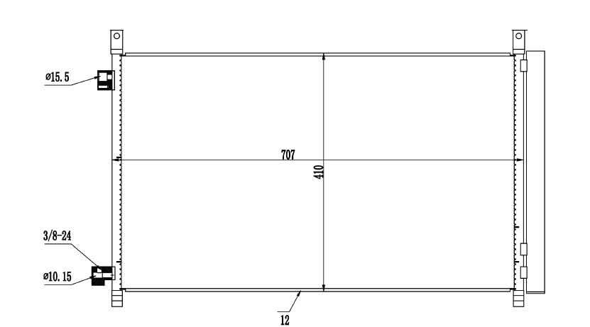 RADISEN RC 940548 Klima Radyatörü X-Trail T32 14- 2.0 I 16v G Brazed 667x398x16 921004ba0a-92100aba2a-92100aba3a-921004cl0a-921004bb0a-921005ha0a-921005ha0b-921004ba0a-92100aba2a