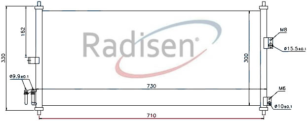RADISEN RC 94616 Klima Radyatörü Almera 00- 1.5i 16v-1.8i 16v-2.2di Primera 02- 1.6i 16v-1.8i 16v-2.0i 16v Tüplü Brazed 735x311x16 92110bm405-92100bm407-92100bn305-92100bn307-92100bm405-92110bm405-92100bm407-Rc9