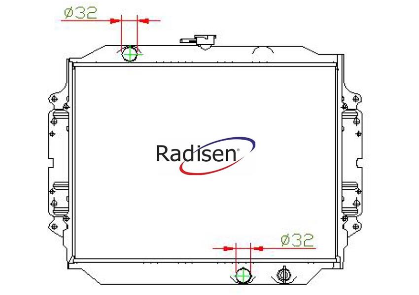 RADISEN RR 613048 Radyatör Tfr Diesel Brazed