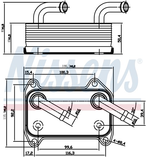 KALE.İ344695 Yağ Soğutucu    Volvo S40 I V40