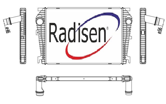 RADISEN RI 967258 Turbosarj Radyatoru Mercedes C-Class Om626 W205 S205