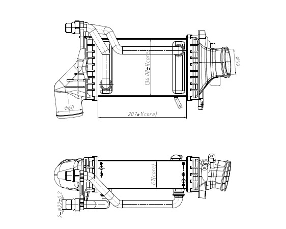 RADISEN RW 961454 Turbosarj Radyatoru Mercedes M274 W205 S205 C205 A205 W212 C207 W213 C238 C253 V167 R172
