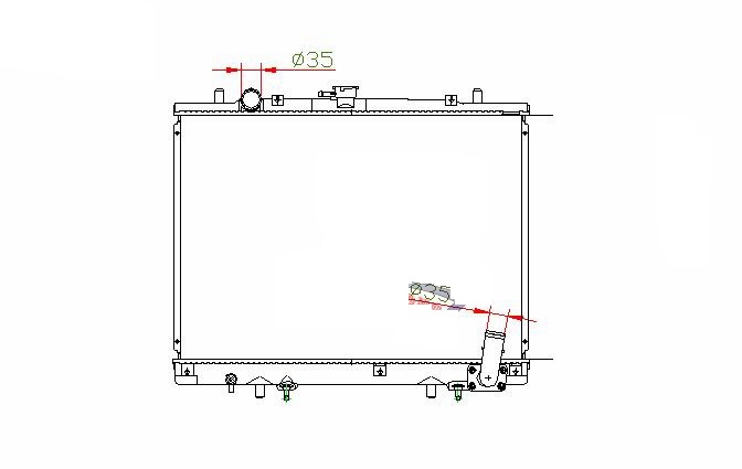 RADISEN RR 628974 Radyatör Storm L 200 Brazed