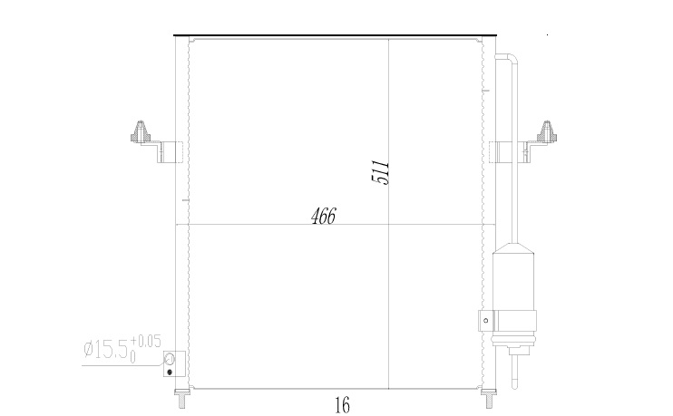 KALE-354965 Kondenser L200 Triton