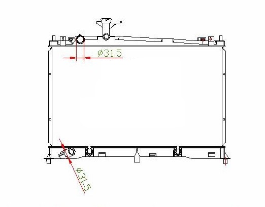 RADISEN RR 62463 Radyatör 6 02- 1.8i 16v-2.0i 16v G At Brazed 375x678x16 Lf1715200b-Lf1715200-Lf1715200a-Lf2115200-Lf2115200b-Lf2115200a-Lf1715200b-Lf1715200-Lf1715200a