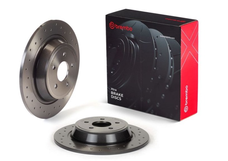 BREMBO 08N2582X Fren Diski Arka Ford Mondeo-Kuga 14> Delikli / Ford Mondeo V Saloon Cd 09/12-> / Ford Mondeo V Turnier Cf 09/14-> / Ford Usa Edge 01/14-> /