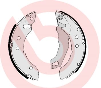 BREMBO S24536 Fren Balatasi Arka Ford Escort 81> Takim Pabuçlu 32x180 Escort Iii Turnier Awa 09/80-12/85 / Ford Escort Iv Gaf. Awf. Abft 03/83-10/94 / Ford Escort Iv